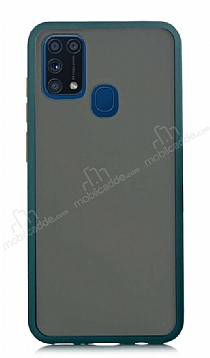 Dafoni Union Samsung Galaxy M31 Ultra Koruma Yeil Klf