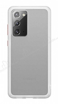Dafoni Union Samsung Galaxy Note 20 Sper Koruma Beyaz Klf