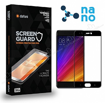 Dafoni Xiaomi Mi 5s Nano Premium Siyah Ekran Koruyucu