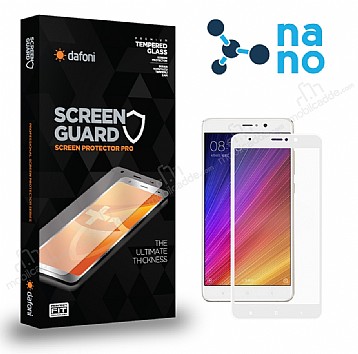 Dafoni Xiaomi Mi 5s Plus Nano Premium Beyaz Ekran Koruyucu