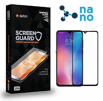 Dafoni Xiaomi Mi 9 SE Nano Premium Siyah Ekran Koruyucu