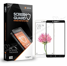 Dafoni Xiaomi Mi Max / Mi Max 2 Tempered Glass Premium Siyah Full Cam Ekran Koruyucu