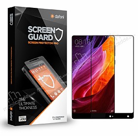 Dafoni Xiaomi Mi Mix Tempered Glass Premium Siyah Full Cam Ekran Koruyucu