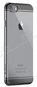 Devia Glimmer 2 iPhone 7 / 8 Siyah Kenarl effaf Rubber Klf