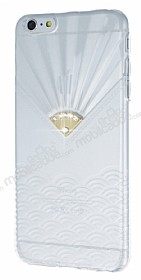 Diamond Tal iPhone 6 Plus / 6S Plus effaf Silikon Klf