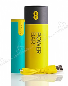 Eiroo PowerBar 2600 mAh Powerbank Yeil Yedek Batarya