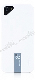 Ego iPhone SE / 5 / 5S Hybrid Series Flash Diskli Beyaz Klf