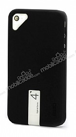 Ego iPhone SE / 5 / 5S Hybrid Series Flash Diskli Siyah Klf