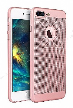 Eiroo Air To Dot iPhone 7 Plus Delikli Rose Gold Rubber Klf