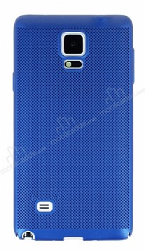 Eiroo Air To Dot Samsung N9100 Galaxy Note 4 Delikli Mavi Rubber Klf