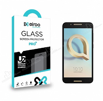 Eiroo Alcatel A7 Tempered Glass Cam Ekran Koruyucu