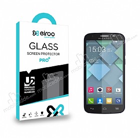 Eiroo Alcatel One Touch Pop C7 Tempered Glass Cam Ekran Koruyucu