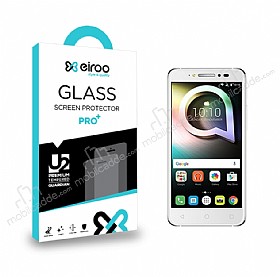 Eiroo Alcatel Shine Lite Tempered Glass Cam Ekran Koruyucu