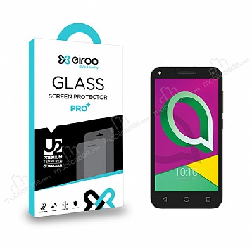 Eiroo Alcatel U5 / U5 Plus Tempered Glass Cam Ekran Koruyucu