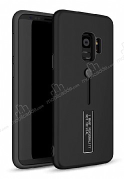 Eiroo Alloy Fit Samsung Galaxy J8 Selfie Yzkl Siyah Klf