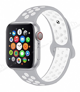 Eiroo Apple Watch / Watch 2 / Watch 3 Gri Spor Kordon (42 mm)