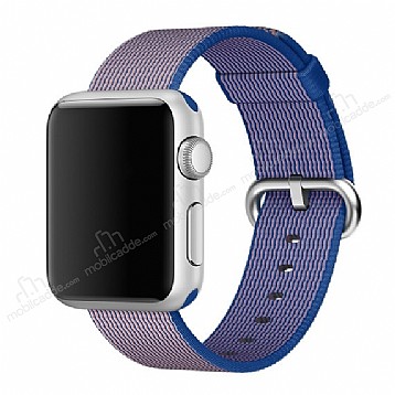 Eiroo Apple Watch / Watch 2 / Watch 3 Royal Blue Spor Loop Kordon (42 mm)