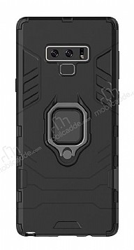 Eiroo Armor Samsung Galaxy Note 9 Standl Ultra Koruma Siyah Klf