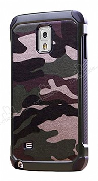 Eiroo Army Samsung N9000 Galaxy Note 3 Ultra Koruma Yeil Klf