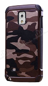 Eiroo Army Samsung N9000 Galaxy Note 3 Ultra Koruma Kahverengi Klf
