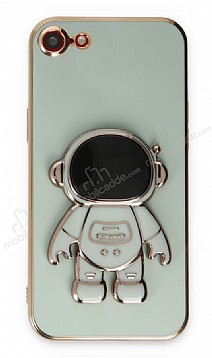Eiroo Astronot iPhone 7 / 8 Standl Yeil Silikon Klf