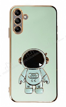 Eiroo Astronot Samsung Galaxy A04s Standl Yeil Silikon Klf