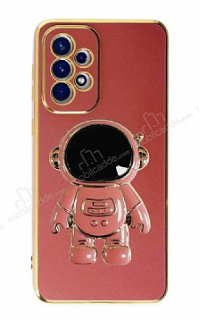 Eiroo Astronot Samsung Galaxy A23 Standl Krmz Silikon Klf