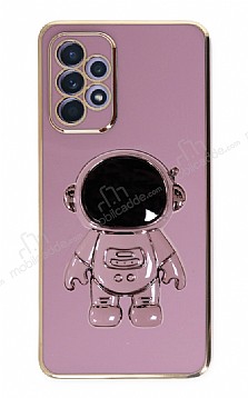 Eiroo Astronot Samsung Galaxy A32 4G Standl Mor Silikon Klf
