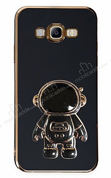 Eiroo Astronot Samsung Galaxy J7/J7 Core Standl Siyah Silikon Klf