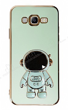 Eiroo Astronot Samsung Galaxy J7-J7 Core Standl Yeil Silikon Klf