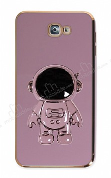 Eiroo Astronot Samsung Galaxy J7 Prime/J7 Prime 2 Standl Mor Silikon Klf