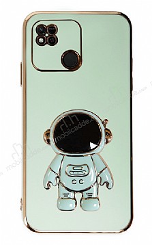 Eiroo Astronot Xiaomi Redmi 10A Standl Yeil Silikon Klf