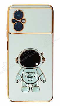 Eiroo Astronot Xiaomi Poco M5 Standl Yeil Silikon Klf