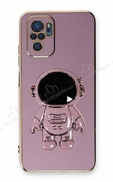 Eiroo Astronot Xiaomi Poco M5s Standl Mor Silikon Klf