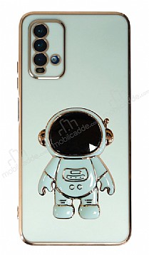 Eiroo Astronot Xiaomi Redmi 9T Standl Yeil Silikon Klf