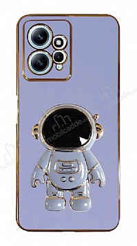 Eiroo Astronot Xiaomi Redmi Note 12 4G Standl Mavi Silikon Klf