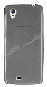 General Mobile Discovery 2 Mini Ultra nce effaf Siyah Silikon Klf
