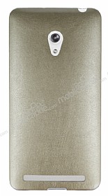 Asus ZenFone 6 Ultra nce Deri Gold Silikon Klf