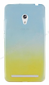 Asus Zenfone 6 Ultra nce effaf Mavi Silikon Klf