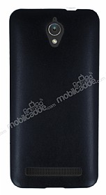 Asus ZenFone C Ultra nce Deri Siyah Silikon Klf