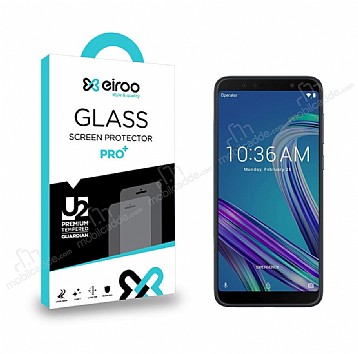 Eiroo Asus Zenfone Max Pro ZB602KL Tempered Glass Cam Ekran Koruyucu