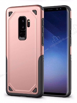 Eiroo Binary Samsung Galaxy A8 Plus 2018 Ultra Koruma Rose Gold Klf