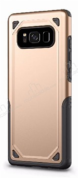 Eiroo Binary Samsung Galaxy S8 Ultra Koruma Gold Klf