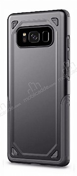 Eiroo Binary Samsung Galaxy S8 Ultra Koruma Dark Silver Klf