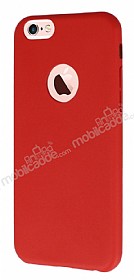 Eiroo Blade iPhone 6 / 6S Ultra nce Deri Krmz Klf
