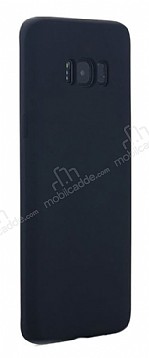 Eiroo Body Thin Samsung Galaxy S8 Plus 360 Derece Koruma Siyah Rubber Klf