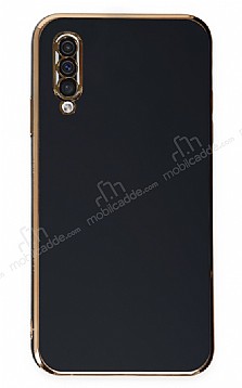 Eiroo Borderline Samsung Galaxy A30S Kamera Korumal Siyah Silikon Klf