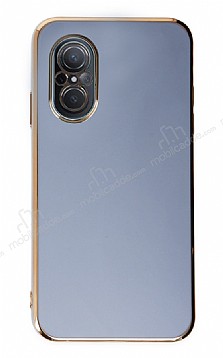 Eiroo Borderline Huawei nova 9 SE Kamera Korumal Mavi Silikon Klf