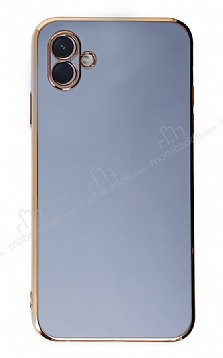 Eiroo Borderline Samsung Galaxy A04 Kamera Korumal Mavi Silikon Klf