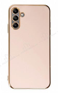 Eiroo Borderline Samsung Galaxy A04s Kamera Korumal Pembe Silikon Klf